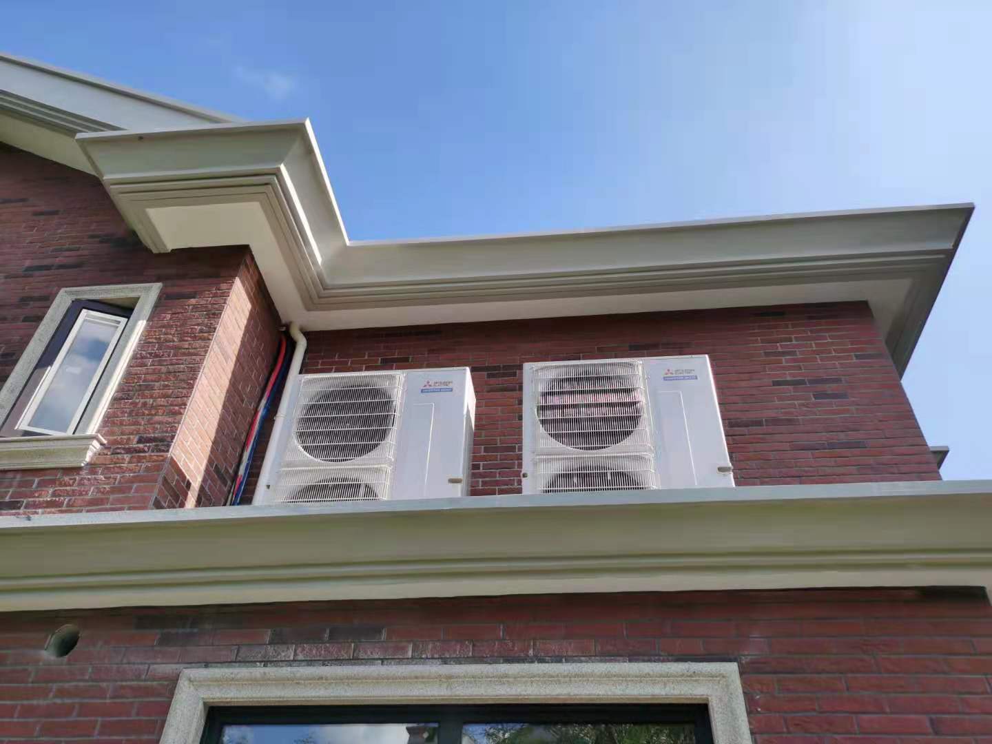 山水世紀別墅三菱電機空調安裝工程