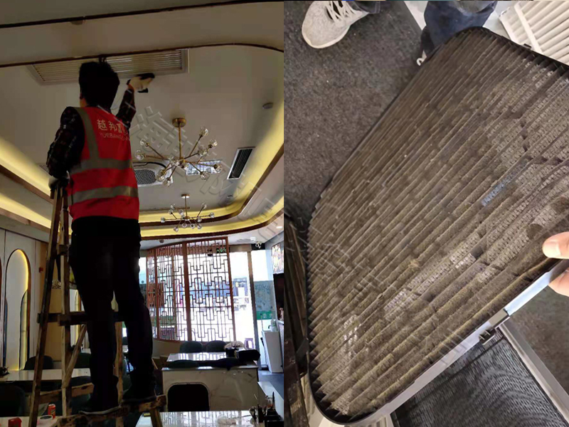 西北合餐廳中央空調清洗維護工程