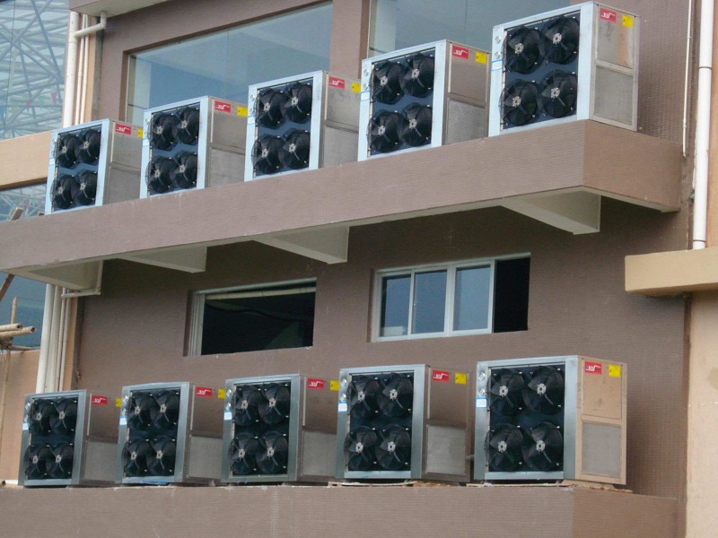 空氣源兩聯供安裝