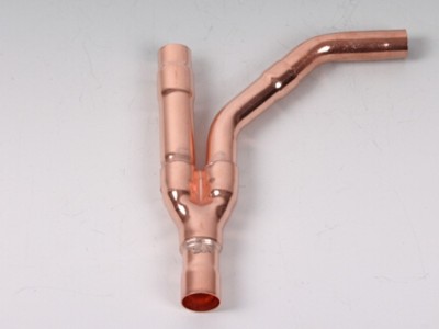 上海多聯機項目用分歧管45°彎頭