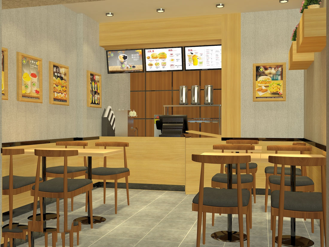 漢堡店中央空調安裝工程