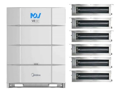 美的中央空調(diào)10匹模塊機(jī)MDV-280(10)W/D2SN1-8U3 V8系列商用機(jī)