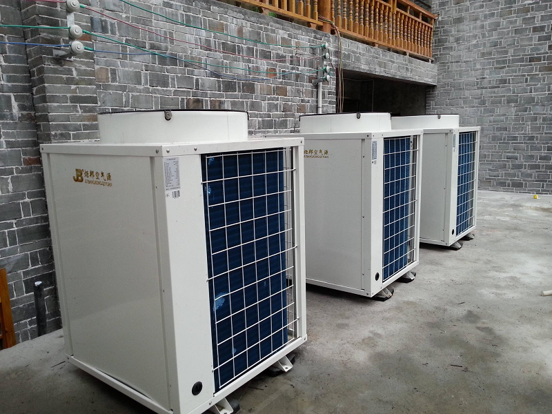 空氣源兩聯供安裝