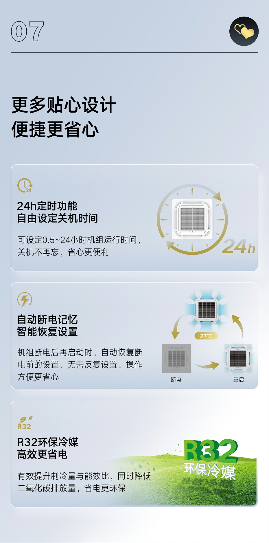 天井機(jī)3匹定頻冷暖3級(jí)能效10